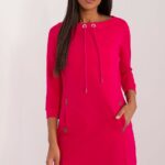 Jurk Met Zakken Roze